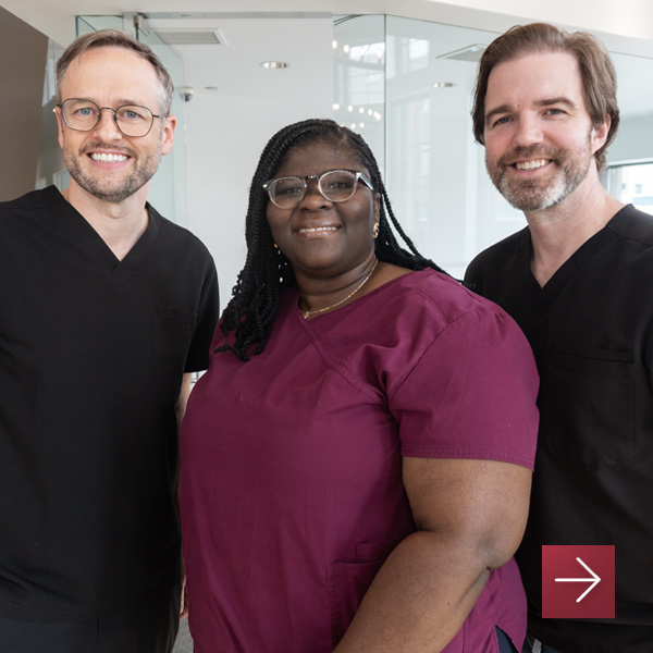 Dr. Anholt, Dr. Yaremko and Dr. Jola Oguntoba